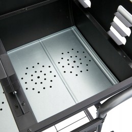 Grilis su anglimis 40x32 cm Icarus Alpha II Vežimėlis Natūralus