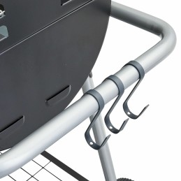 Grilis su anglimis 40x32 cm Icarus Alpha II Vežimėlis Natūralus