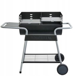 Grilis su anglimis 40x32 cm Icarus Alpha II Vežimėlis Natūralus