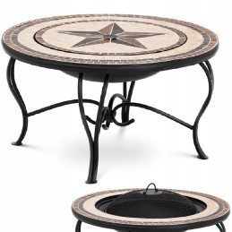 Židinio dubuo sodui terasoje su uždanga, skersmuo 76 cm