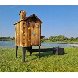 ⭐⭐Paruoštas medinės rūkyklos namų sodo rūkyklos židinio vamzdžių komplektas⭐⭐