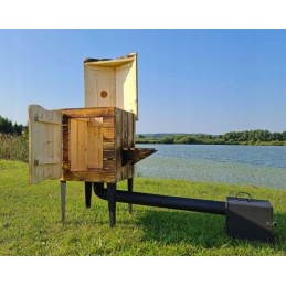 ⭐⭐Paruoštas medinės rūkyklos namų sodo rūkyklos židinio vamzdžių komplektas⭐⭐