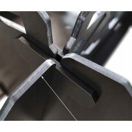 Nešiojamas plonas keltų sodo židinys