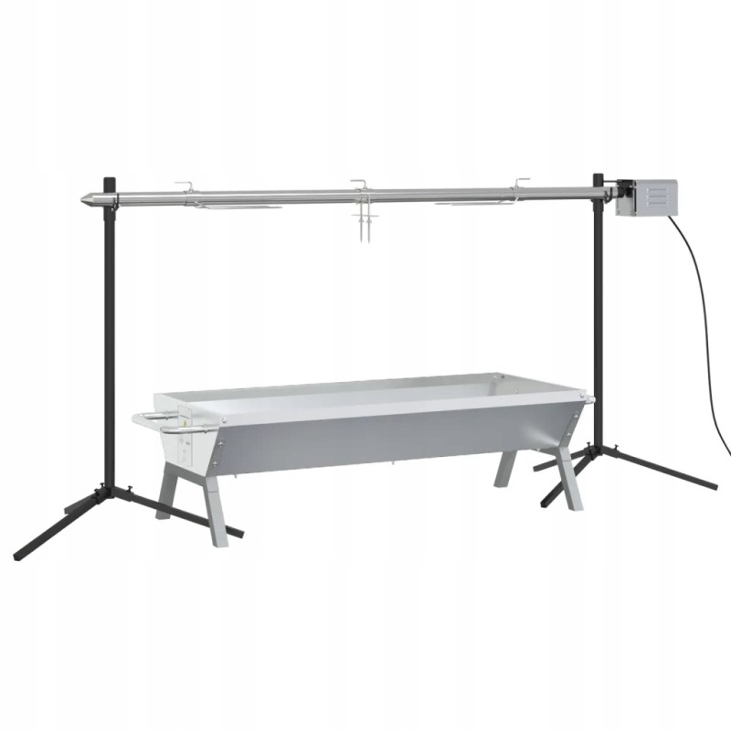 Kepsninė su automatine kepsnine ir padėklu, nerūdijantis plienas