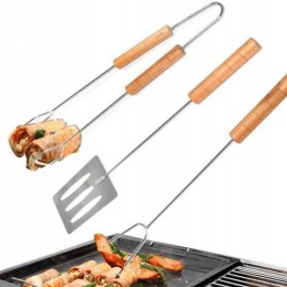⭐ Kolm-ühes grilltööriistade komplekt