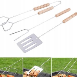 ⭐ Kolm-ühes grilltööriistade komplekt