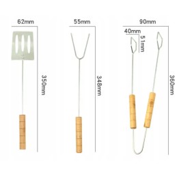 ⭐ Kolm-ühes grilltööriistade komplekt