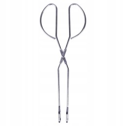 Plieninės grilio žnyplės virtuvės griliui, 27 cm