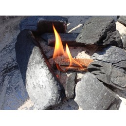 Kindling with ignition for grill, fireplace, campfire 2in1, 12 pieces