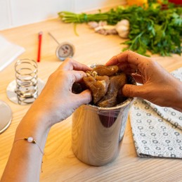 Plastikiniai maišeliai kumpio gamintojui 1,5 kg, 20 vnt