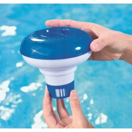 Baseino chloro dozatorius, baseino cheminių medžiagų dozatorius, baseino plūdė