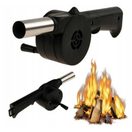 Blower for lighting a fireplace, stove, campfire, grill