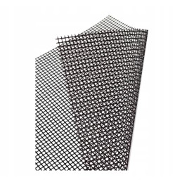Mesh mat grill mat with non-stick coating