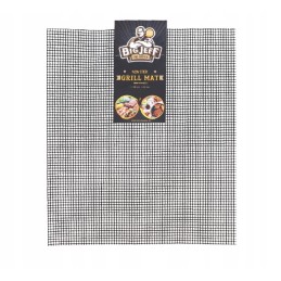 Mesh mat grill mat with non-stick coating