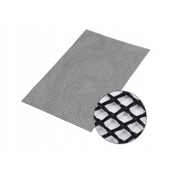 Mesh mat grill mat with non-stick coating