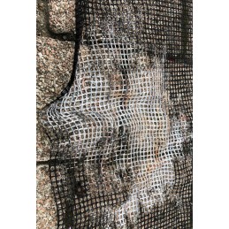 Mesh mat grill mat with non-stick coating