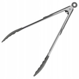 Kitchen tongs 9' universal silicone for grilling
