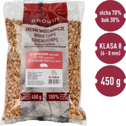 Medienos skiedros rūkymui ir kepimui 70 alksnio 30 buko