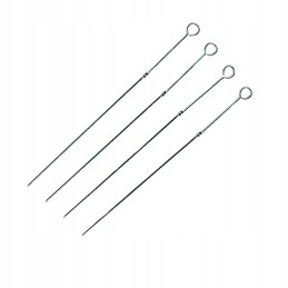 Floraland iešmai 4 vnt, lenkta medžiaga, chromuotas plienas