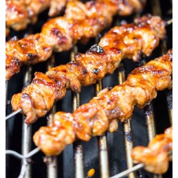 Floraland iešmai 4 vnt, lenkta medžiaga, chromuotas plienas