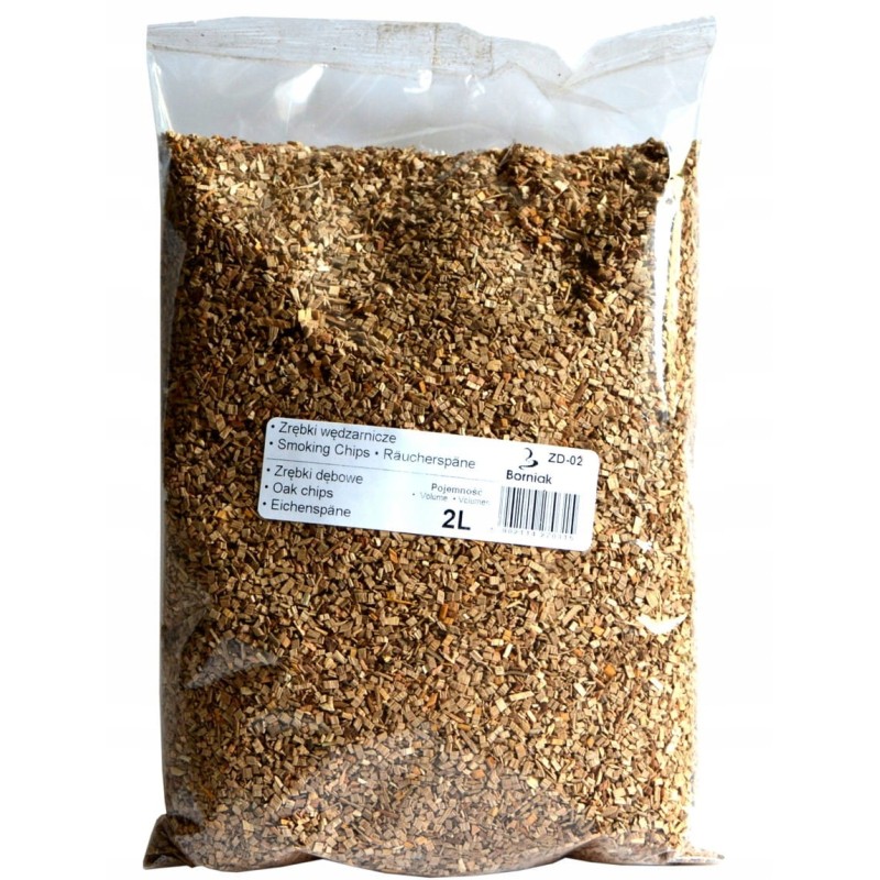 Borniak ąžuolo rūkymo traškučiai 2l