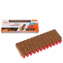 Kindling with ignition for grill, fireplace, campfire 2in1, 12 pieces