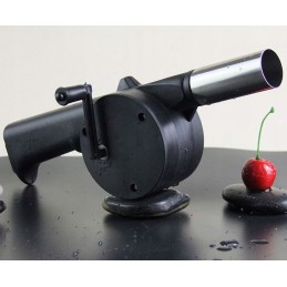 Blower for lighting a grill, fire, fireplace, bbq