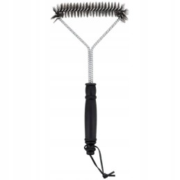 Wire brush cleaner scraper for grill grate