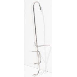 Nerūdijančio plieno žuvies rūkyklos kabliukas, storis 4mm, 1 vnt