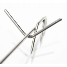 Nerūdijančio plieno žuvies rūkyklos kabliukas, storis 4mm, 1 vnt