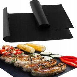 Teflona paklājiņš grila grila cepeškrāsnim bbq cepšanai daudzpaplāte 40x33cm 2gab.