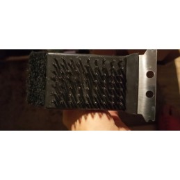 3in1 grill grate scraper sponge brush