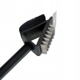 ✅ 3 in 1 grill grate cleaning scraper brush