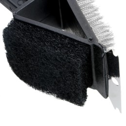 ✅ 3 in 1 grill grate cleaning scraper brush