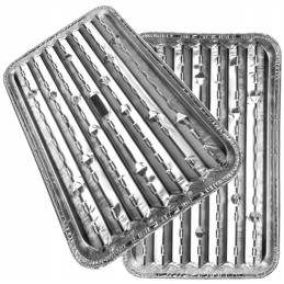 Vienkartiniai aliuminio grilio padėklai, 4 vnt