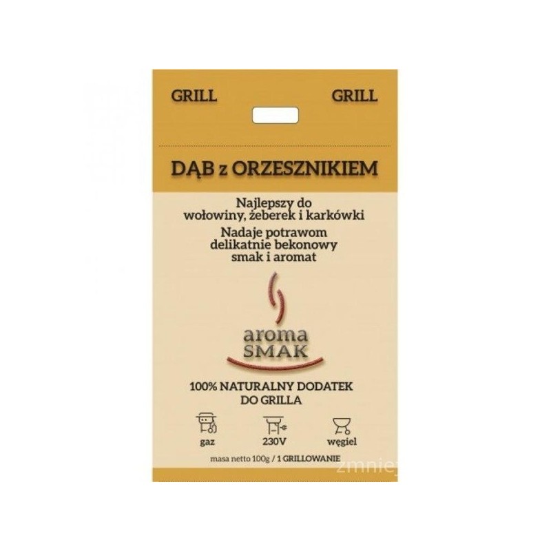 Granuliuotas ąžuolas su hikorio aromatu ir skoniu