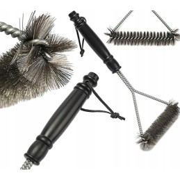 Grill cleaning brush wire
