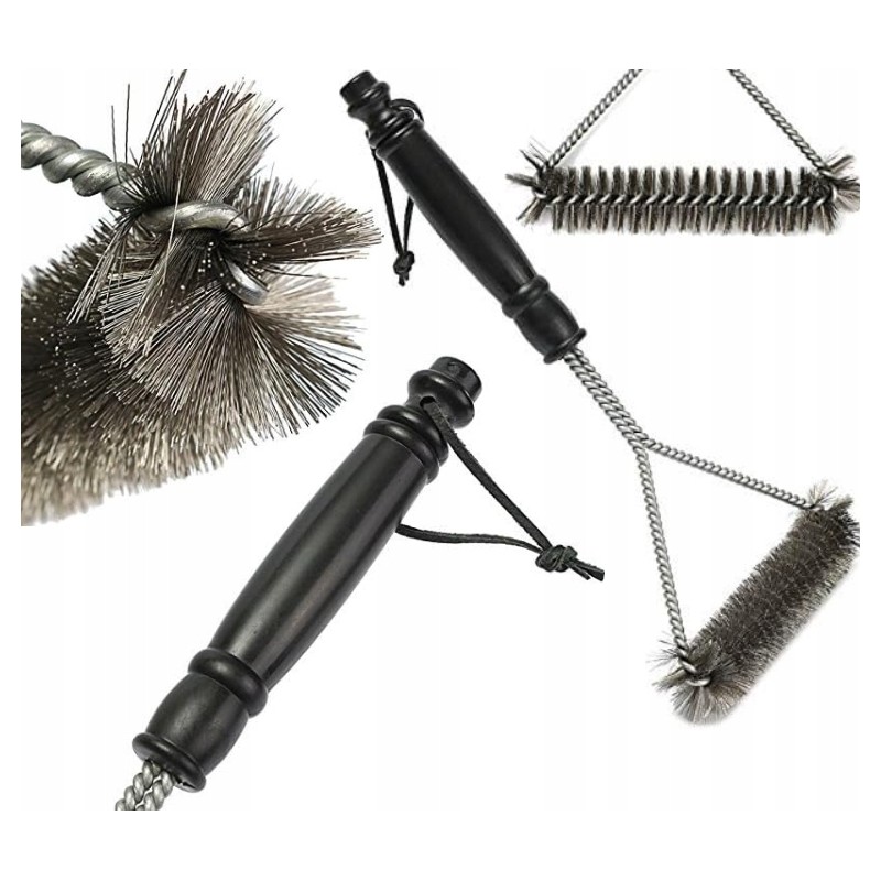 Grill cleaning brush wire