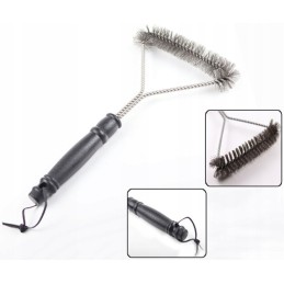 Grill cleaning brush wire