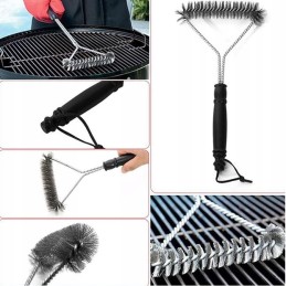 Grill cleaning brush wire