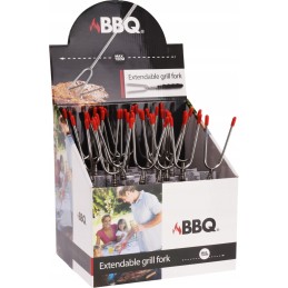 Teleskopinė šakutė kepimui ant grotelių