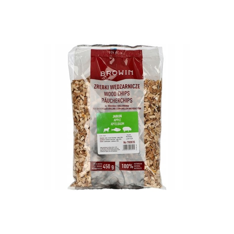 Medienos skiedros rūkymui ir kepimui, obelis, 450 g, 8 klasė