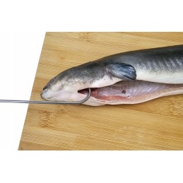 H 329 ungurių rūkymo kabliukas, ilgis 32 cm, rūkymo kabliukas, 4 peiliukai, lenkiškas kabliukas