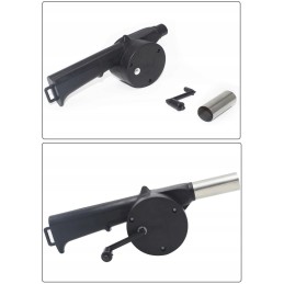 Blower for lighting a grill, fire, fireplace, bbq