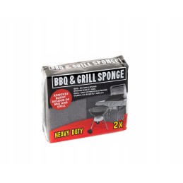 Grill and grate cleaning sponge, set of 2, removing burnt spots