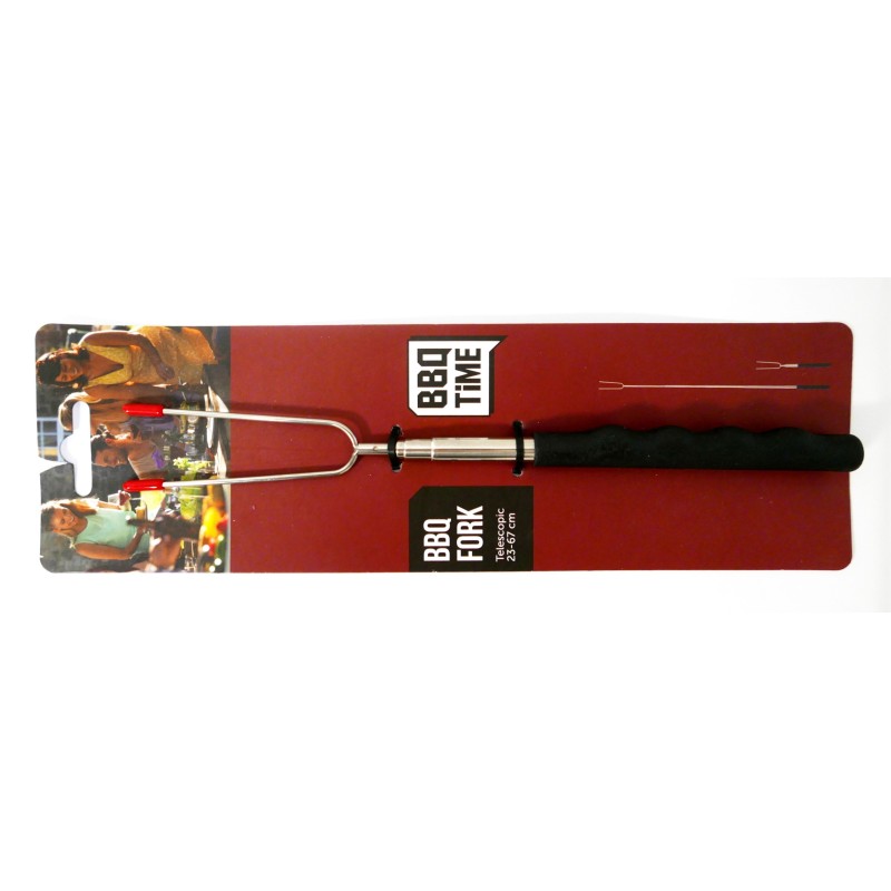 Grilio šakutė su teleskopine rankena 23-67 cm