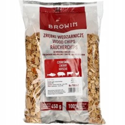 Medienos drožlės, skirtos rūkyti/kepti ant grotelių, vyšnia, 450 g, 10 klasės brovin