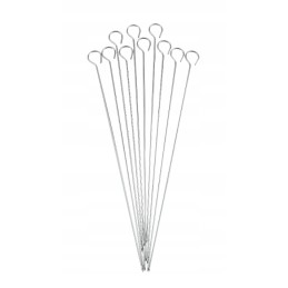 Metal skewers for grill skewers 8 pieces