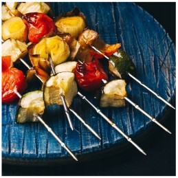 Metal skewers for grill skewers 8 pieces