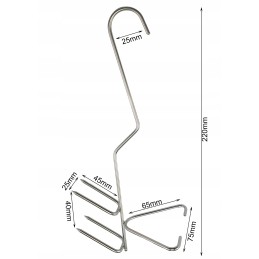 H 327 d kabliukas žuvies varpiniam otui karpiui rūkyti